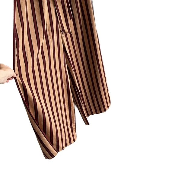 MAVERICK Stripes Wide Leg summer Pants Size Small - Picture 9 of 10